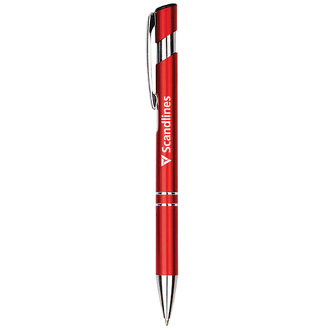 Red Aluminium Pen