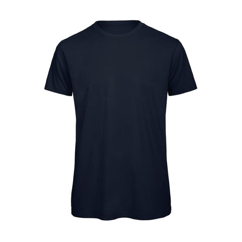 Navy Blue Short Sleeve Round Neck Shirt