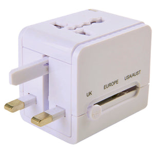 White Travel Adaptor