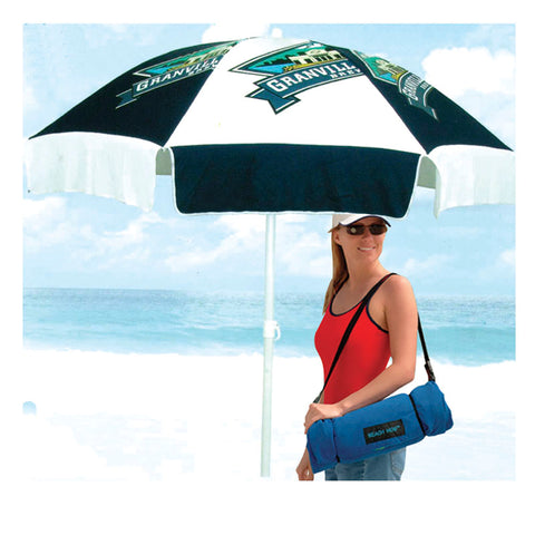 Red - White Beach Umbrella