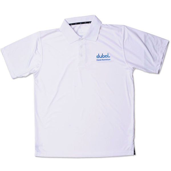 Mercury- White Somji 41° Dri Fit Polo Shirt