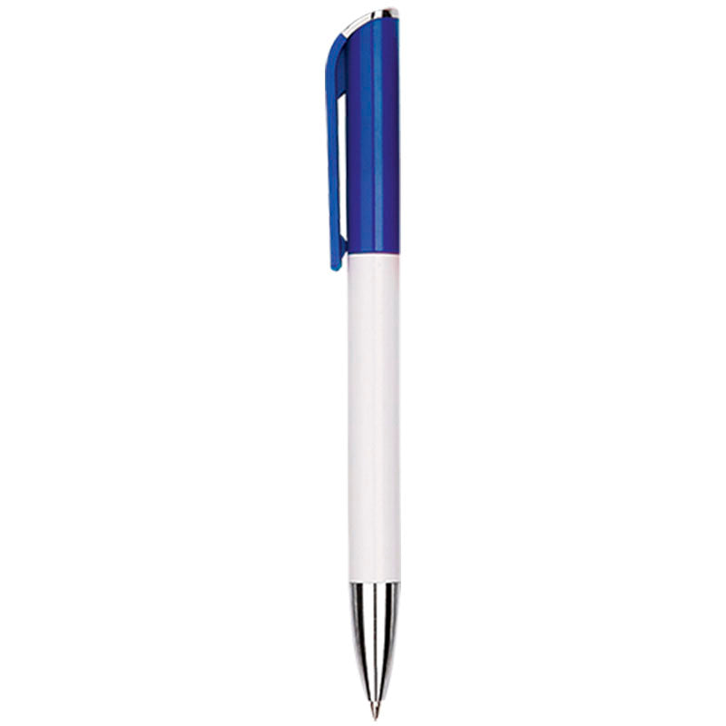 White - Blue Plastic Pen