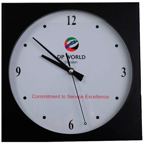 Black Wall Clock