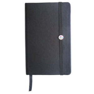 Black A6 Notebook with Elastic Band