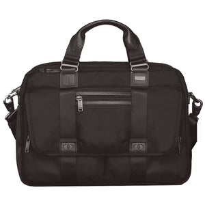 Black - Brown Laptop Bag