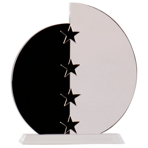 Semi Oval Glass Award