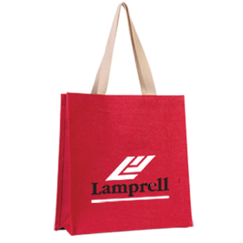 Red Jute Bag