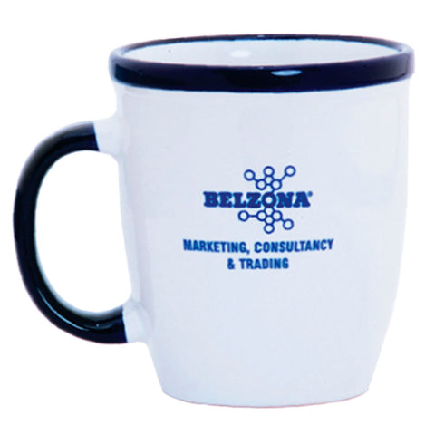 White - Navy Blue Mug