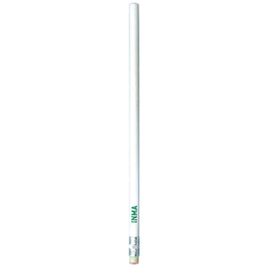 White Pencil with Black Eraser