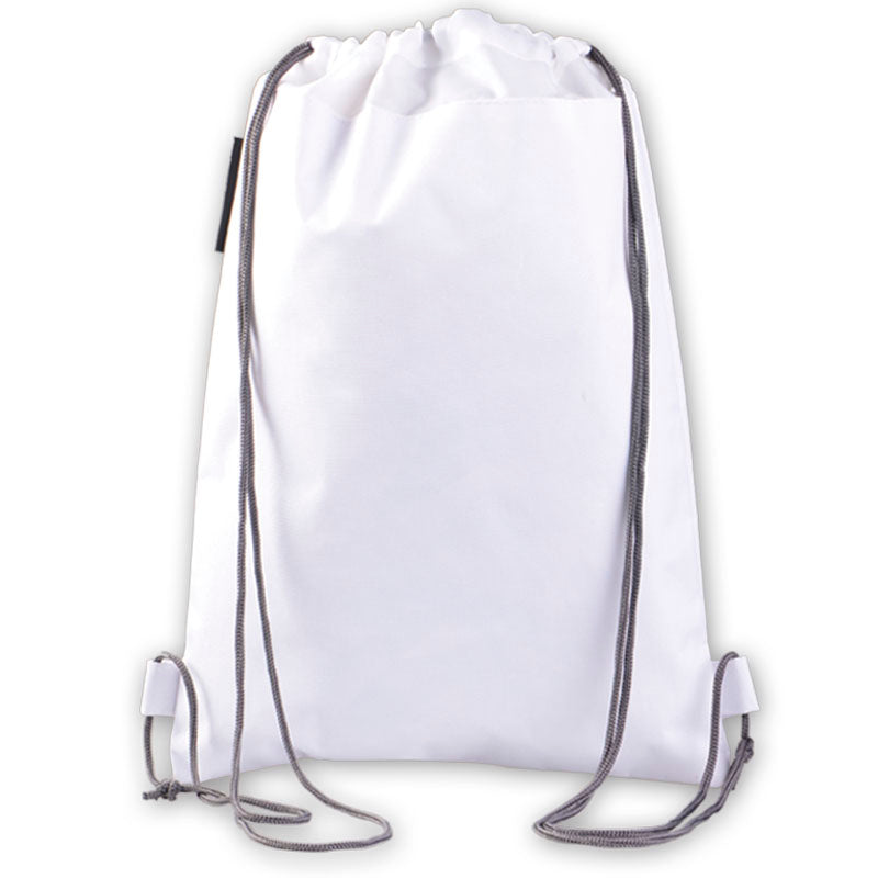 White Drawstring Bag