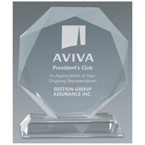 Octagon Glass Award