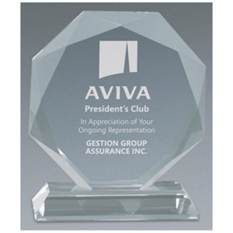Octagon Glass Award
