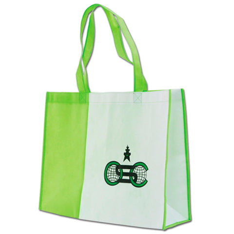 Green - White Non Woven Bag