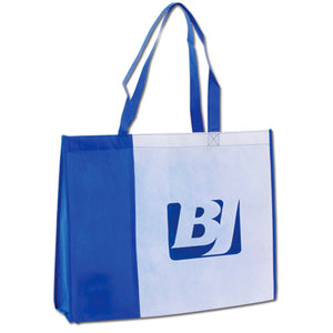 Blue - White Non Woven Bag