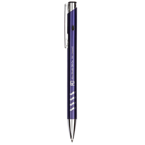 Blue Aluminium Pen