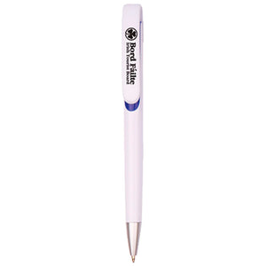 White - Blue Plastic Pen