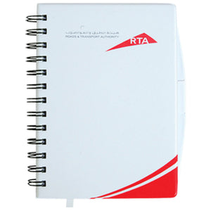 White Spiral Notebook