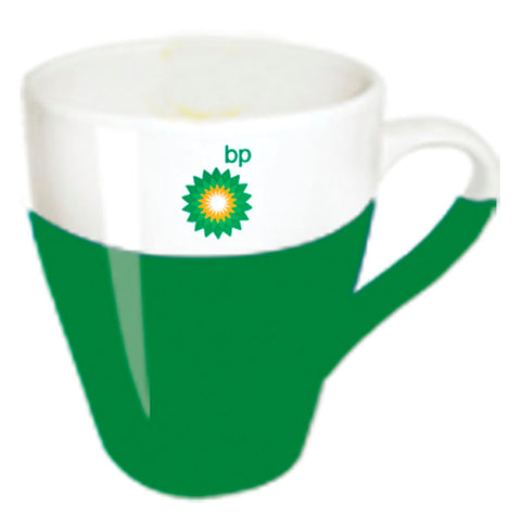 Green - White Ceramic Mug