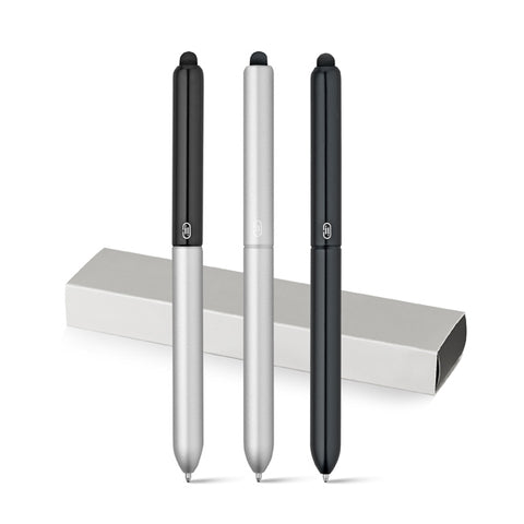 NEO. Black / Silver Aluminium ballpoint with twist mechanism.