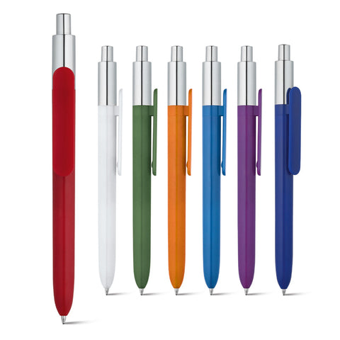 KIWU Chrome. ABS ballpoint with shiny finish and top with chrome finish