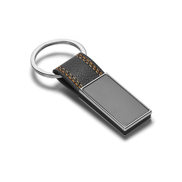 Leather Metal Keyring