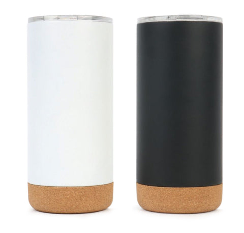 Black cork flask