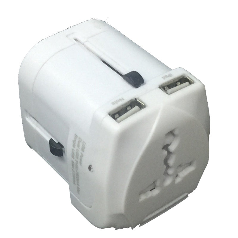 White Travel Adaptor