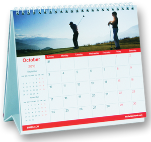 Triangular Desk Calender - 12 Sheets