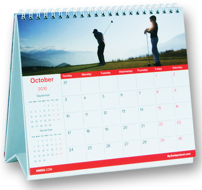 Triangular Desk Calender - 12 Sheets