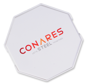 White Octagonal 6 pcs Coaster Set