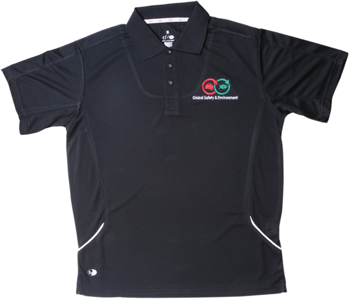 Centigrade-Black Somji 41° Dri Fit Polo Shirt