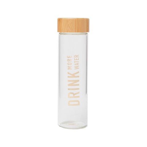 800ml Bamboo / Glass Water Bottle