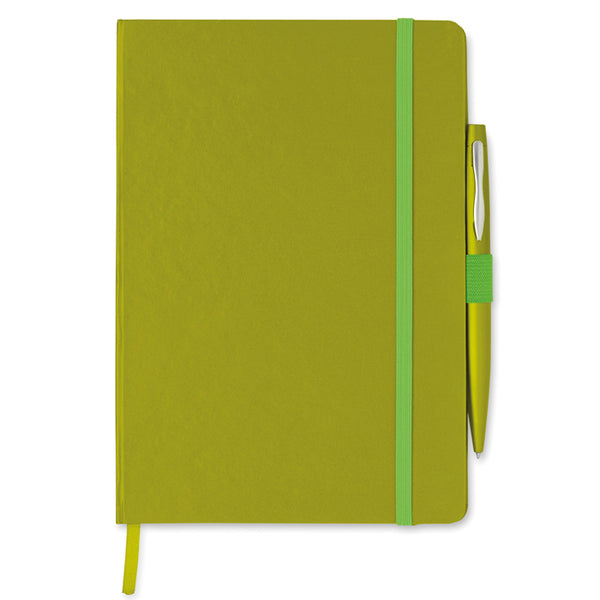 A5 note book with pen