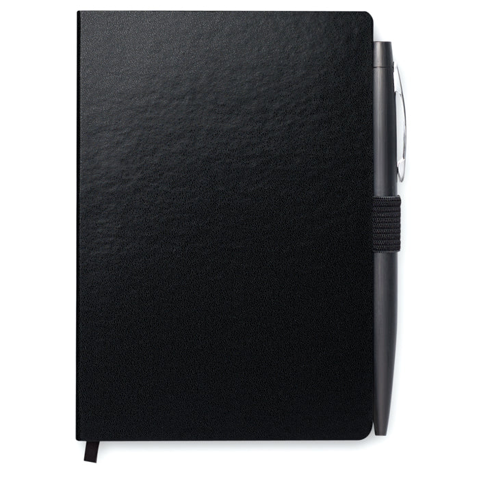 A6 notebook with pen