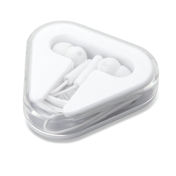 Earphones in PS case