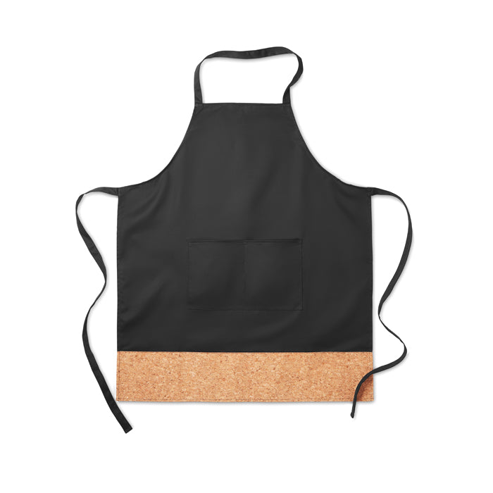 Apron with cork hem