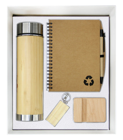 4 piece bamboo gift set