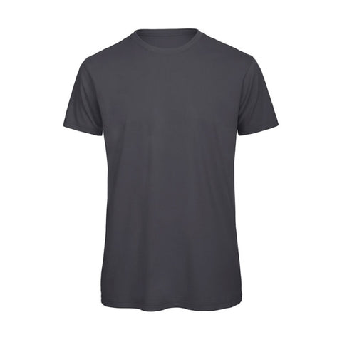Dark Grey Short Sleeve Round Neck Shirt