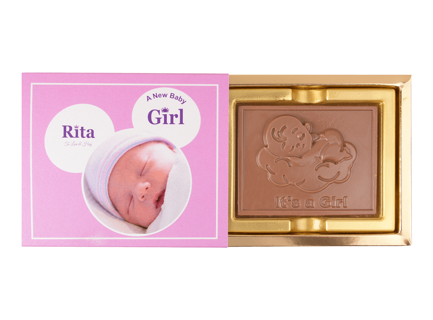 Its A Girl Chocolate