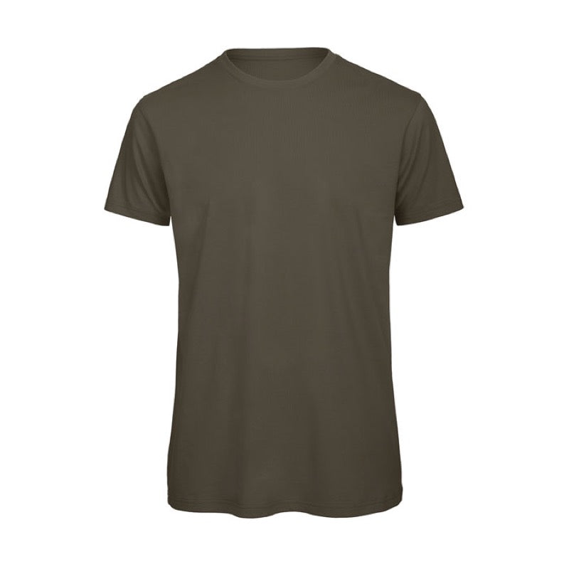 Brown Short Sleeve Round Neck Shirt