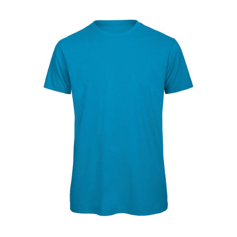 Sky Blue Short Sleeve Round Neck Shirt