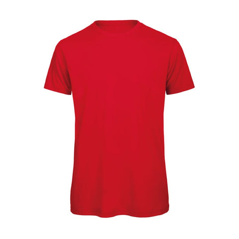 Red Short Sleeve Round Neck Shirt