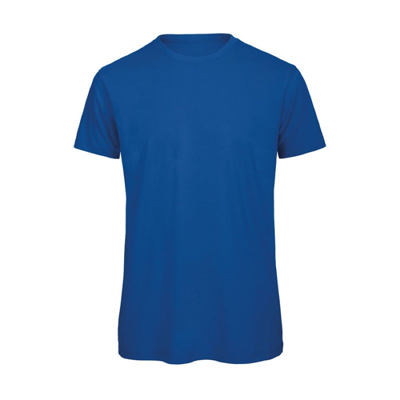 Royal Blue Short Sleeve Round Neck Shirt
