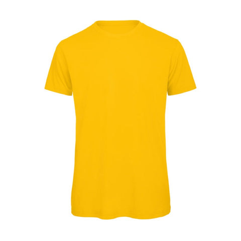 Yellow Short Sleeve Round Neck Shirt